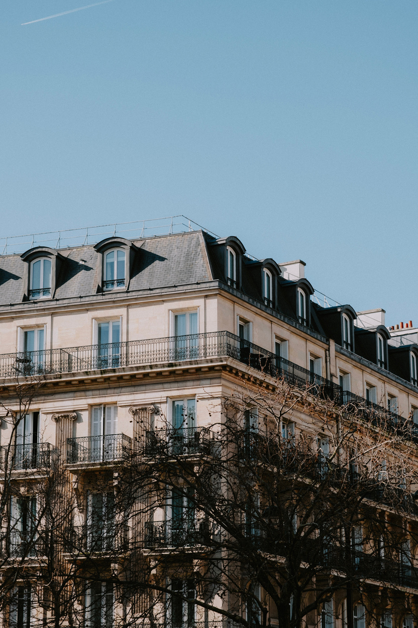 Typical French Residential Building 